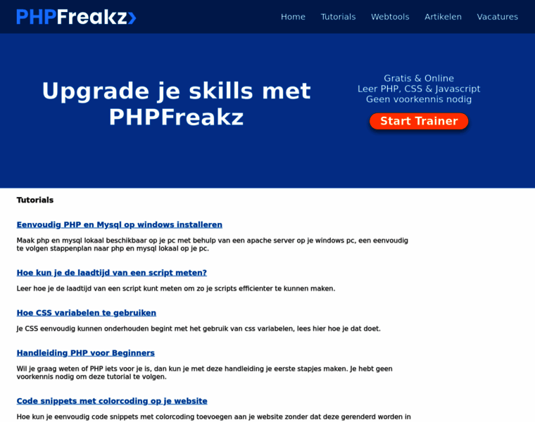 Phpfreakz.nl thumbnail Phpfreakz.nl thumbnail
