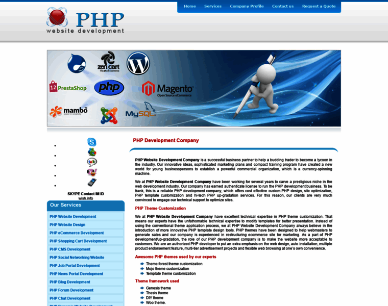 Phpwebsitedevelopmentcompany.com thumbnail