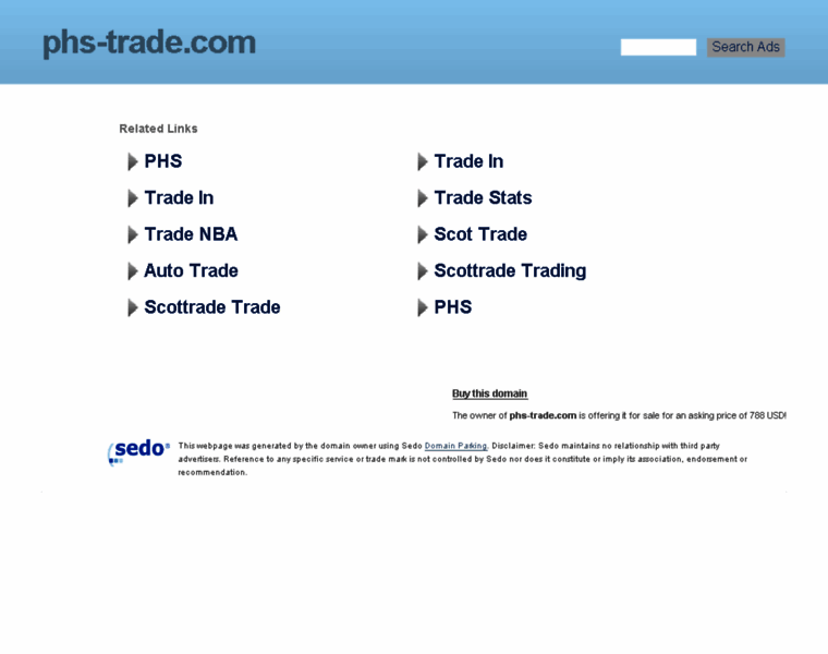 Phs-trade.com thumbnail