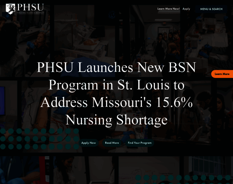 Phsu.edu thumbnail