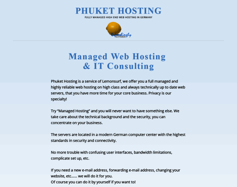 Phuket-hosting.com thumbnail