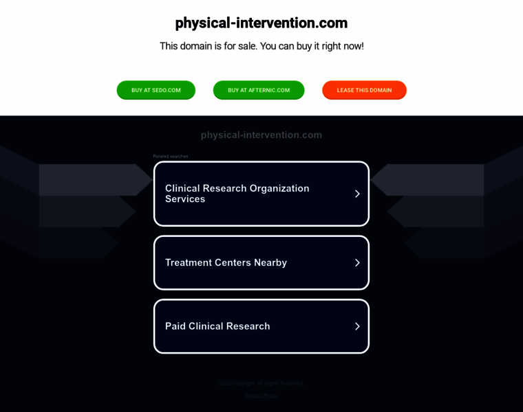 Physical-intervention.com thumbnail