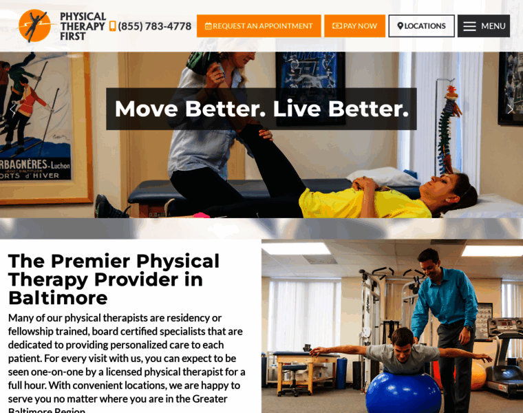 Physicaltherapyfirst.com thumbnail