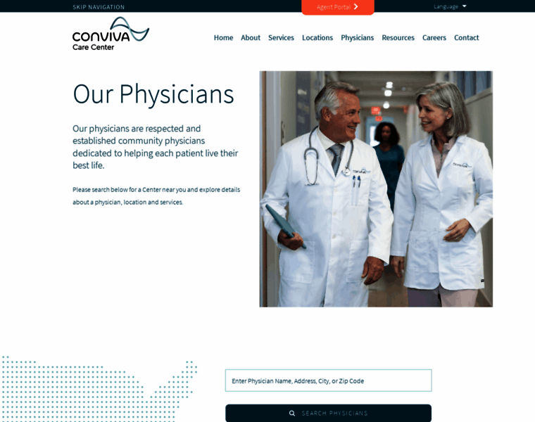 Physicians.convivacarecenters.com thumbnail
