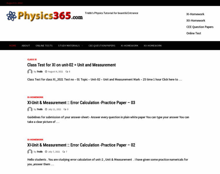 Physics365.com thumbnail