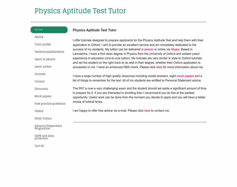 Physicsaptitudetest.weebly.com thumbnail