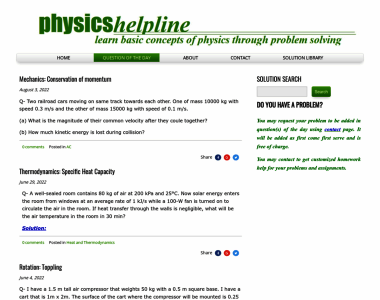 Physicshelpline.net thumbnail