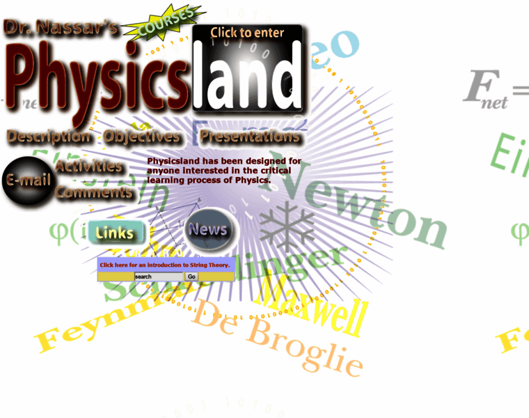 Physicsland.com thumbnail