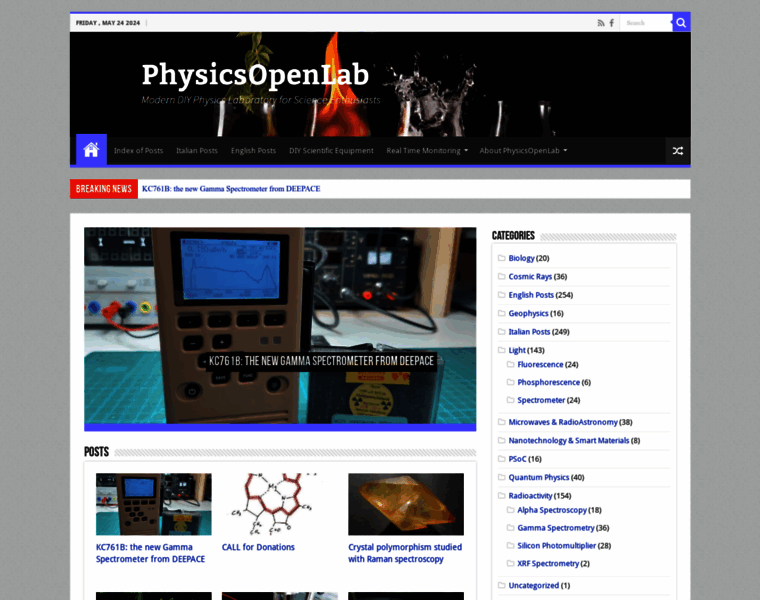 Physicsopenlab.org thumbnail