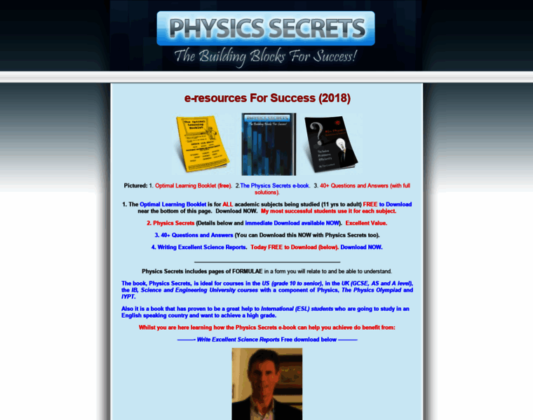 Physicssecrets.com thumbnail
