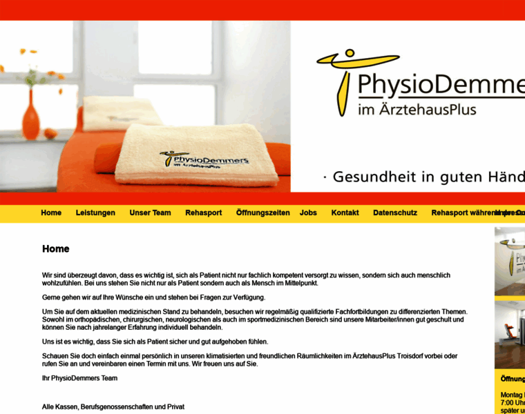 Physio-demmers.de thumbnail
