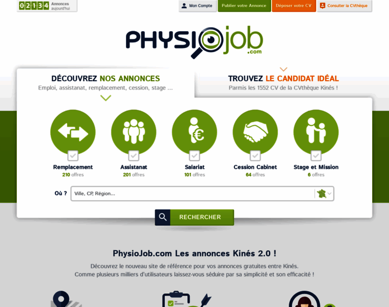 Physiojob.com thumbnail
