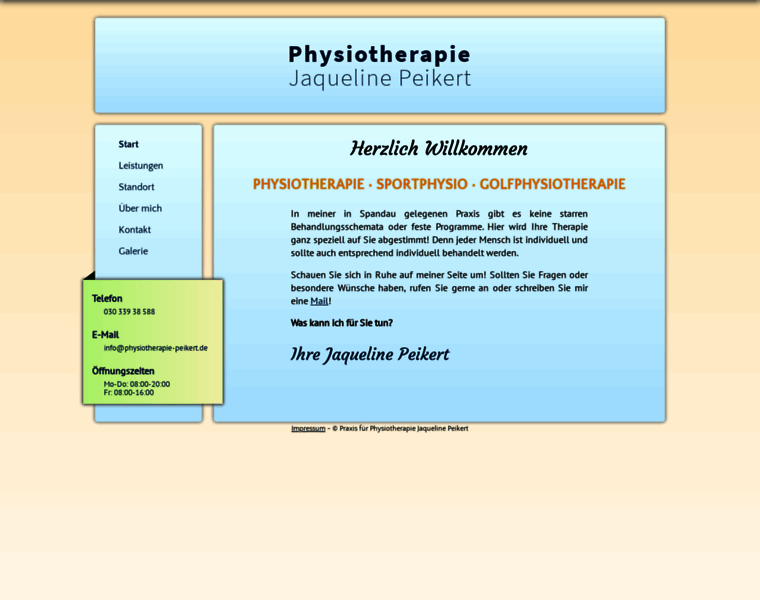 Physiotherapie-peikert.de thumbnail