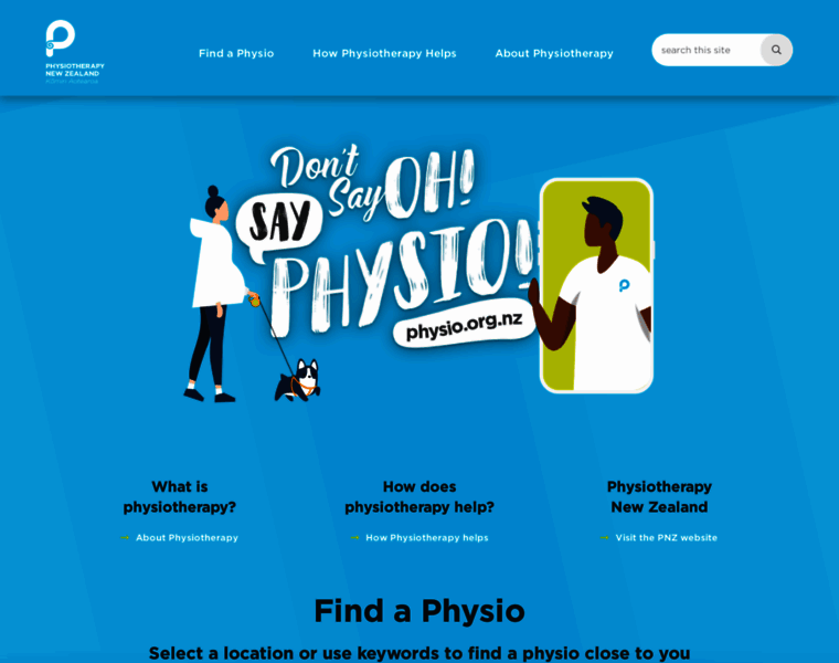 Physiotherapy.org.nz thumbnail