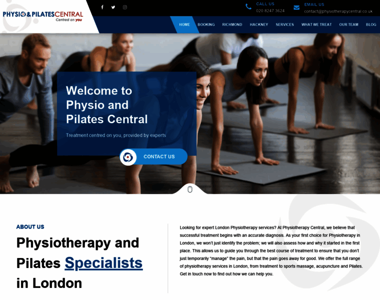 Physiotherapycentral.co.uk thumbnail