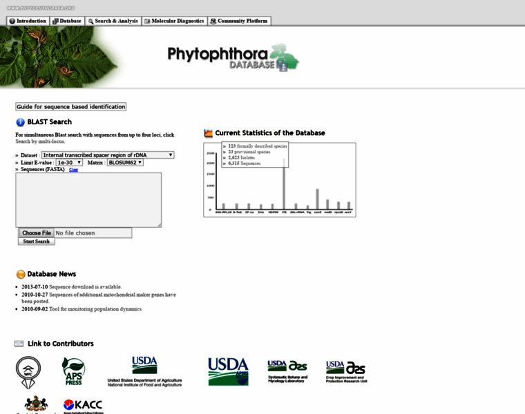 Phytophthoradb.org thumbnail