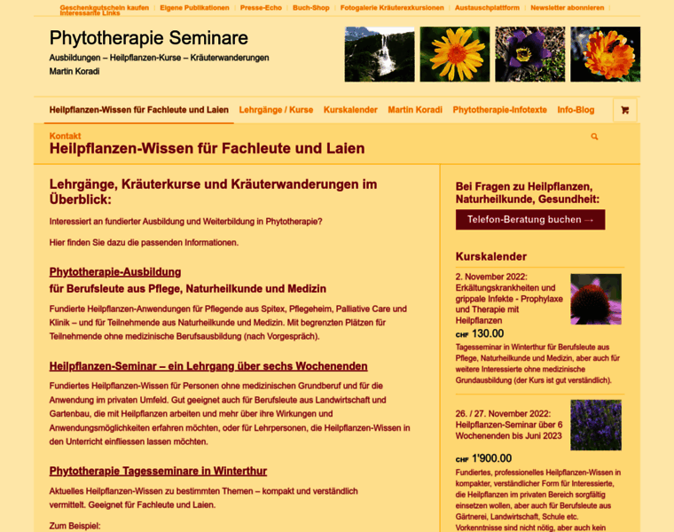 Phytotherapie-seminare.ch thumbnail