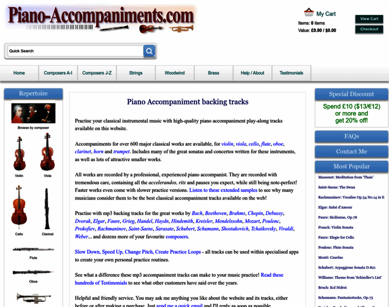 Piano-accompaniments.com thumbnail