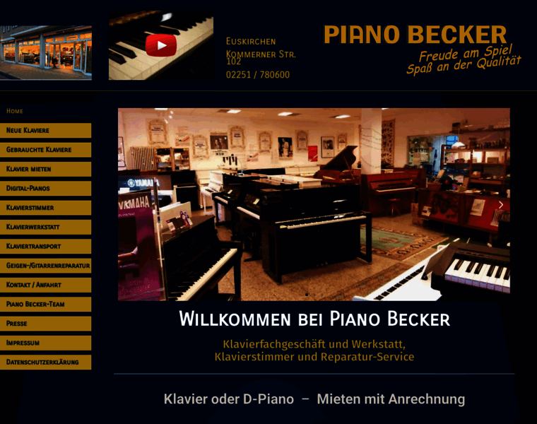 Piano-becker.de thumbnail
