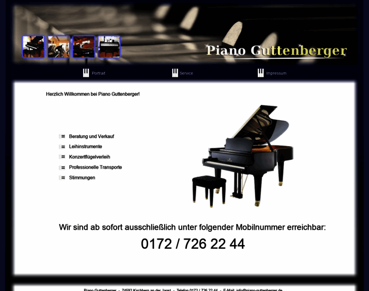 Piano-guttenberger.de thumbnail