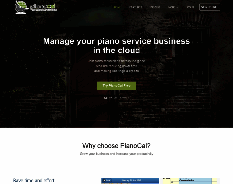 Pianocal.com thumbnail