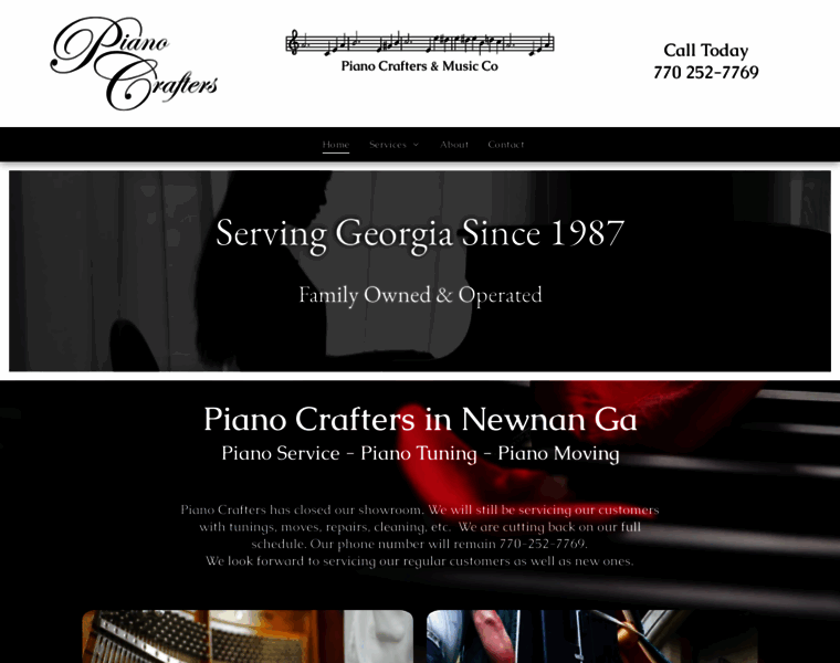 Pianocrafters.com thumbnail