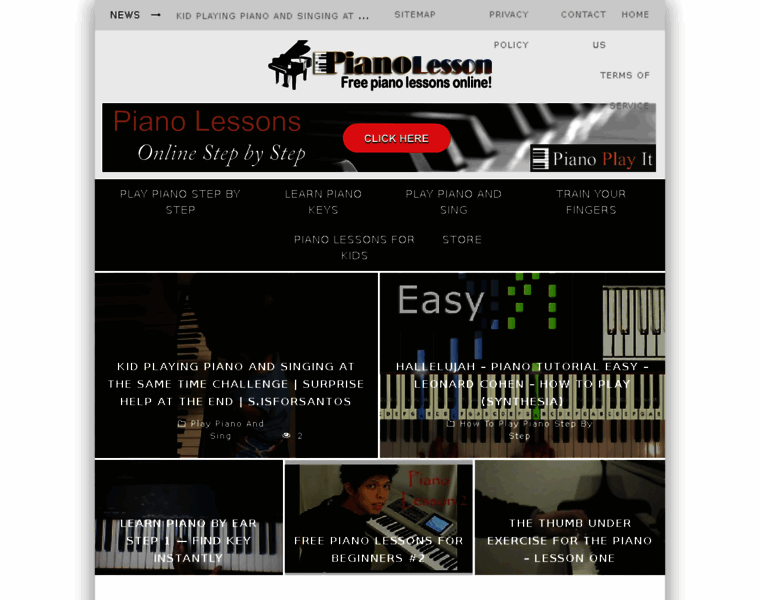 Pianolesson.online thumbnail