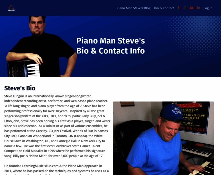 Pianomansteve.com thumbnail