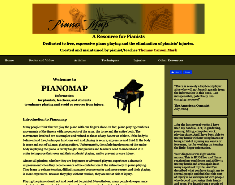 Pianomap.com thumbnail
