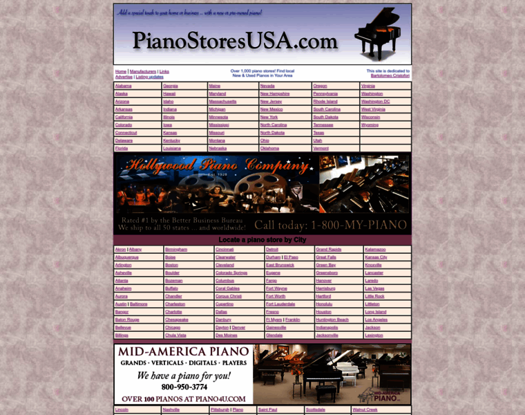 Pianostoresusa.com thumbnail