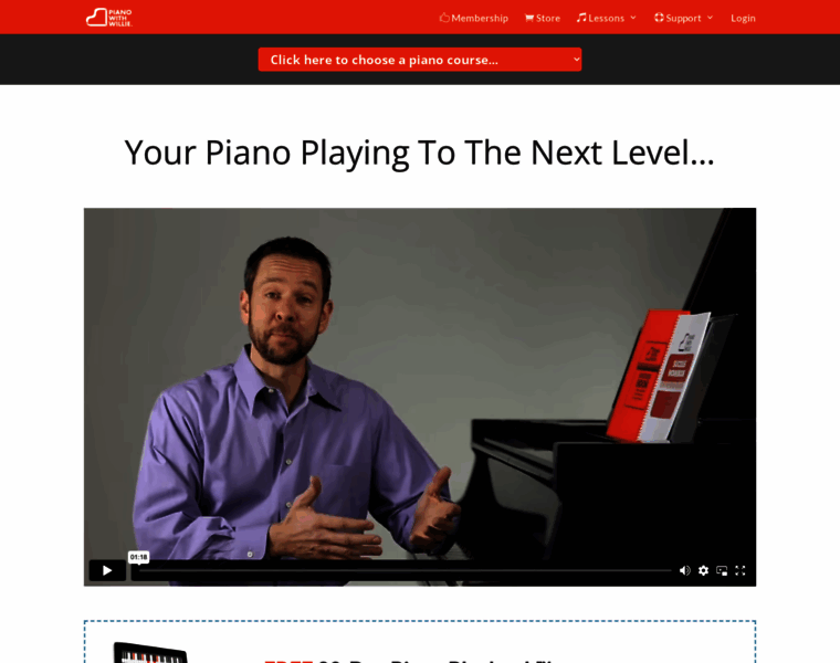 Pianowithwillie.com thumbnail