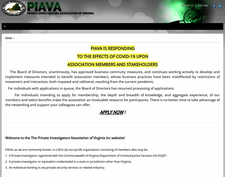 Piava.org thumbnail