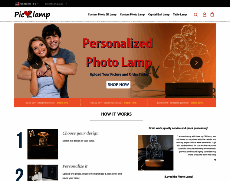 Pic2lamp.com thumbnail