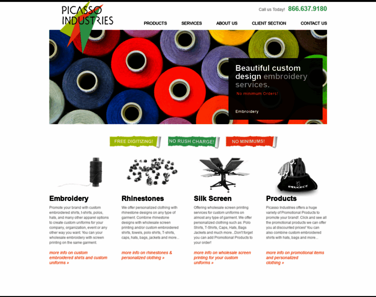 Picassoindustries.com thumbnail