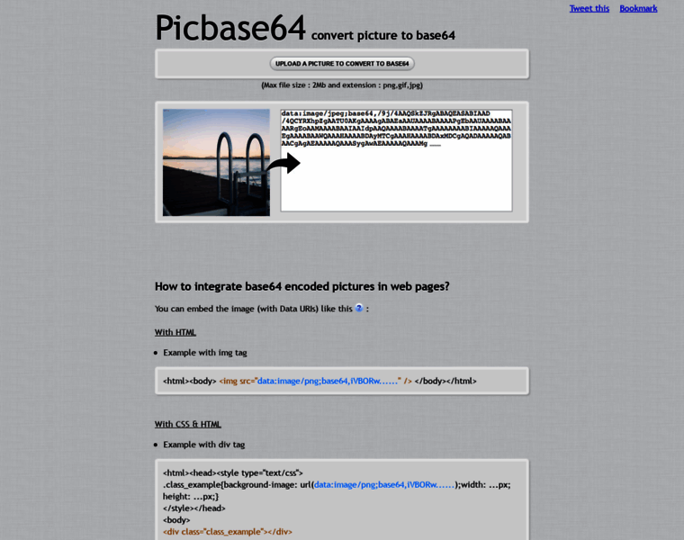 Picbase64.com thumbnail