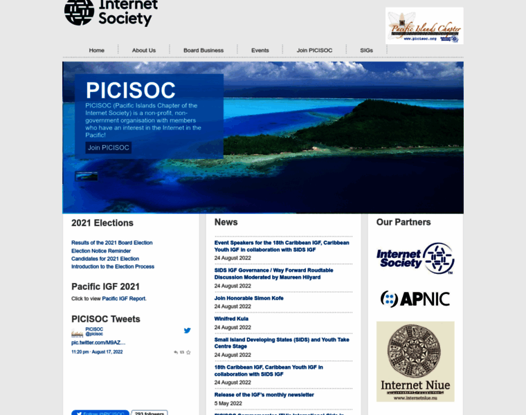 Picisoc.org thumbnail