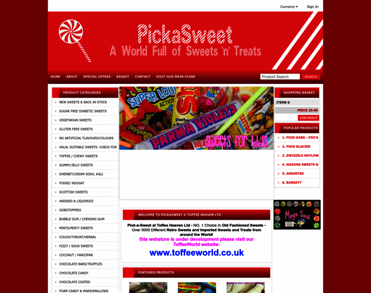 Pickasweet.co.uk thumbnail