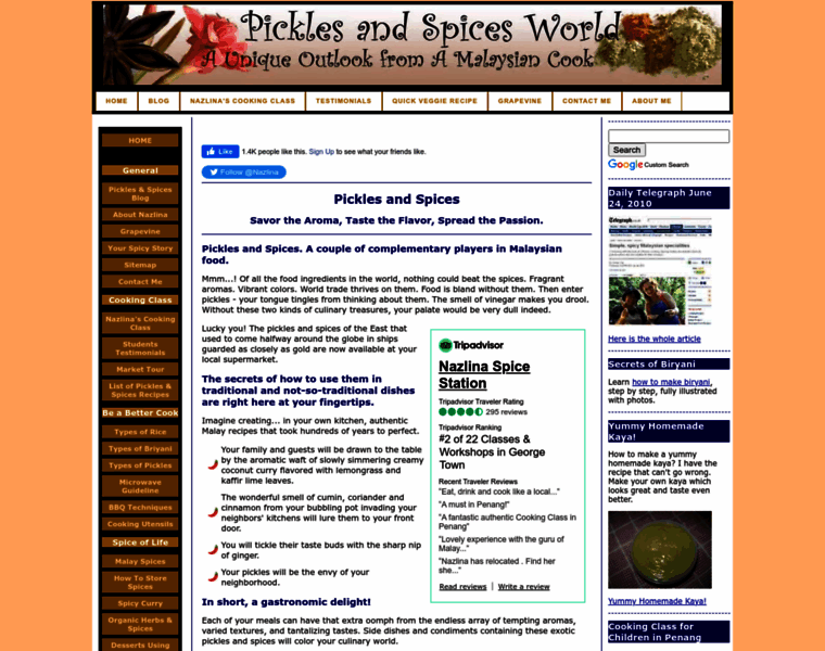 Pickles-and-spices.com thumbnail