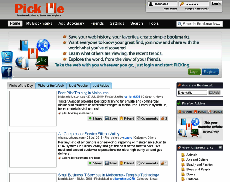 Pickmeweb.com thumbnail
