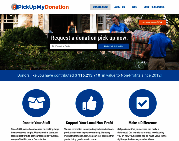 Pickupmydonation.com thumbnail