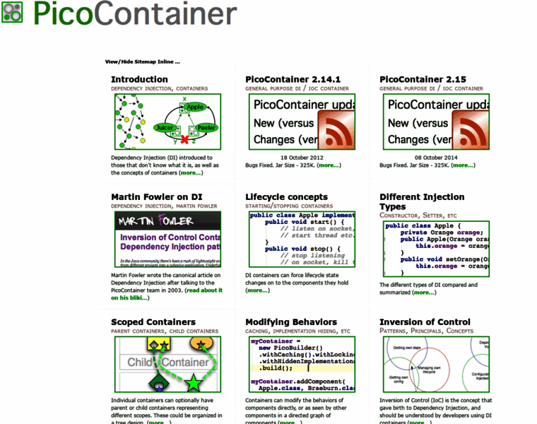 Picocontainer.com thumbnail