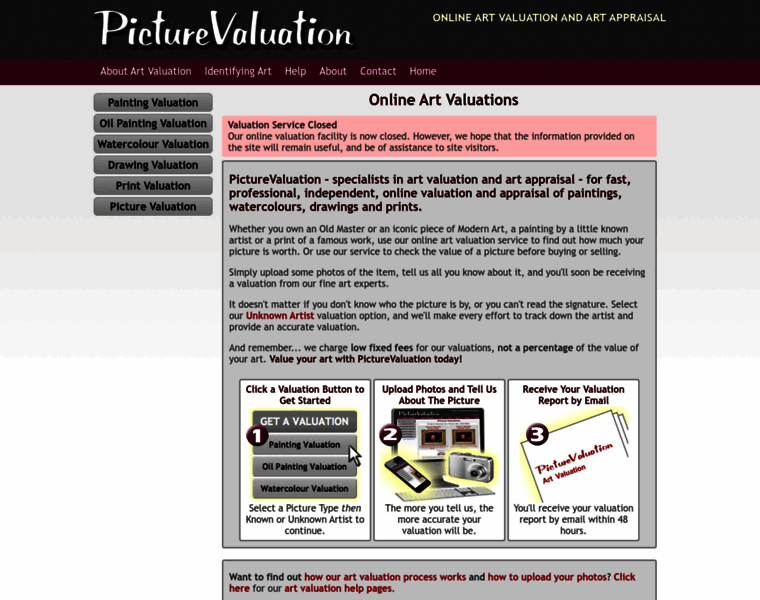 Picturevaluation.com thumbnail