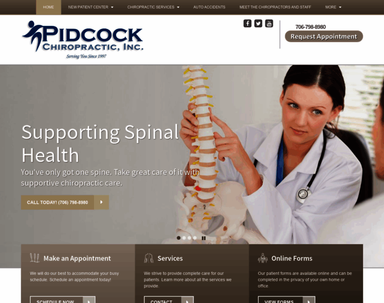 Pidcockchiropractic.com thumbnail