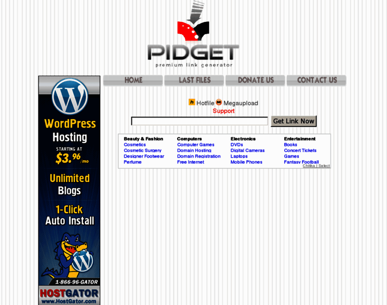 Pidget.com thumbnail