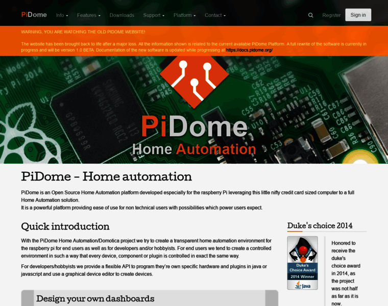 Pidome.org thumbnail