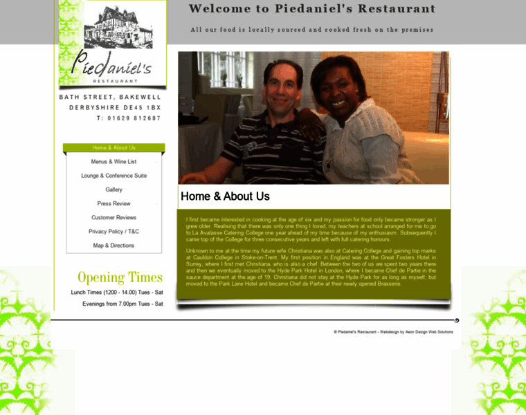 Piedaniels-restaurant.com thumbnail