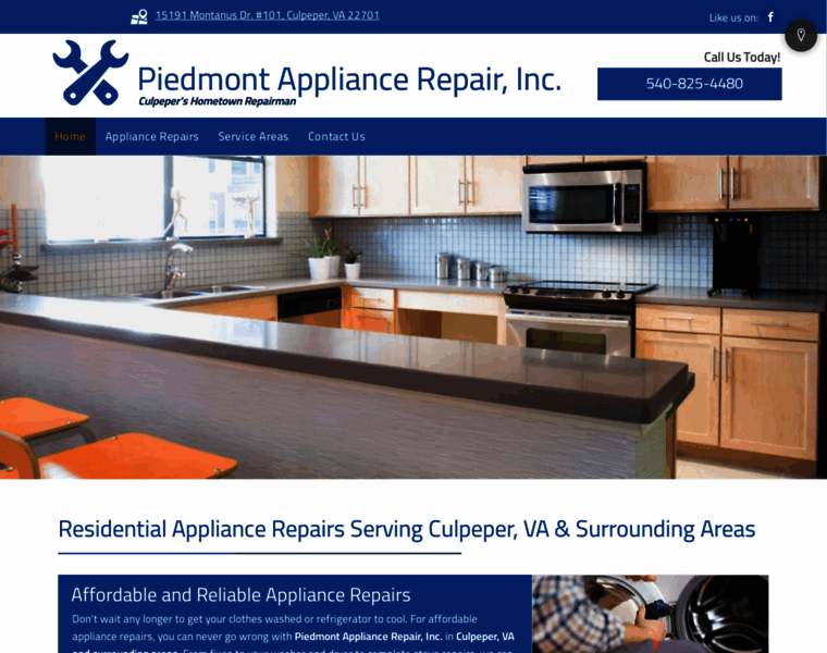 Piedmontappliance.com thumbnail