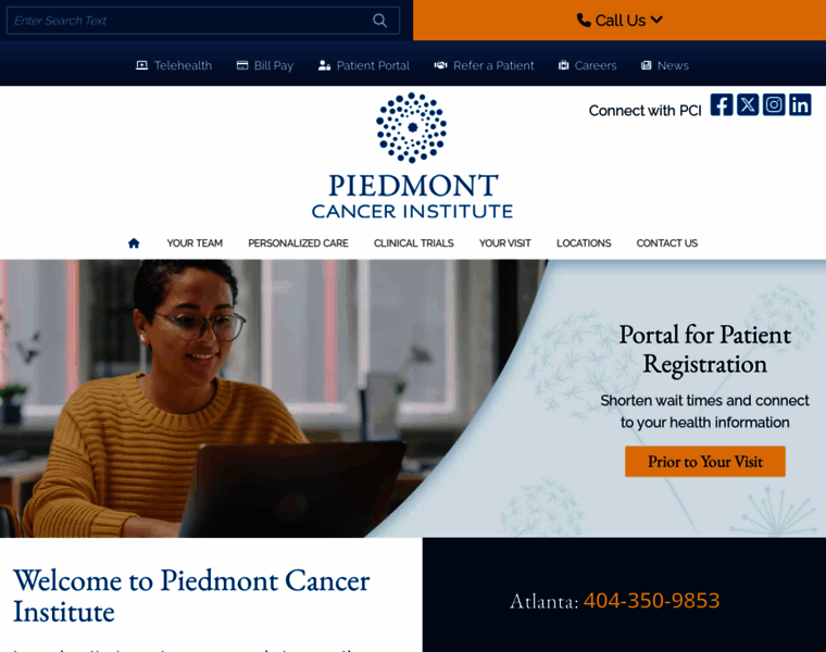 Piedmontcancerinstitute.com thumbnail