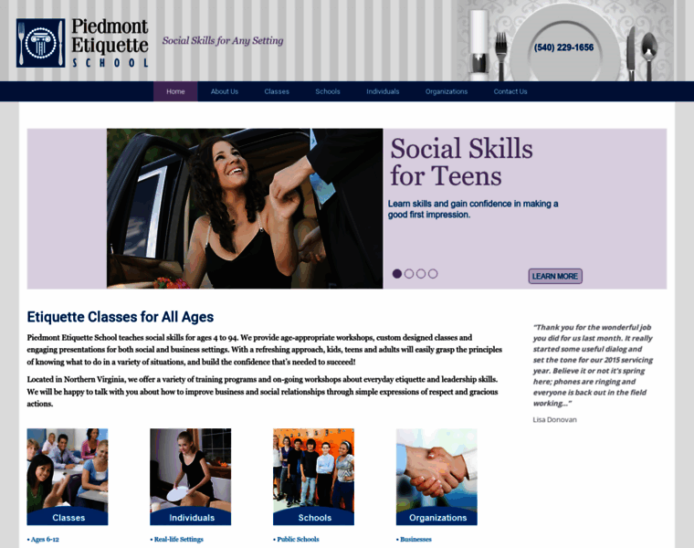 Piedmontetiquetteschool.com thumbnail