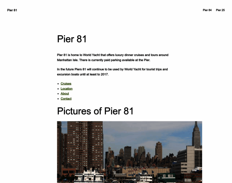 Pier81.com thumbnail